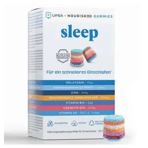 UPSA x Nourished 7 în 1 Gummies Sleep 30 buc. — preț și oferte