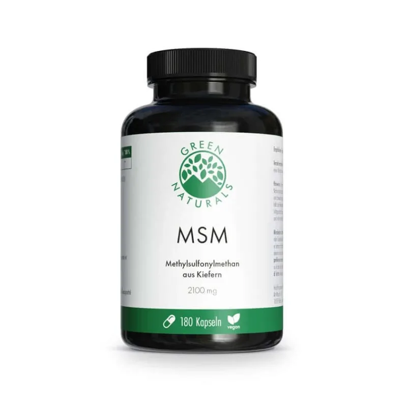 Green Naturals Msm 2100 Mg Vegan Doza mare Capsule 180 Capsule — preț și oferte