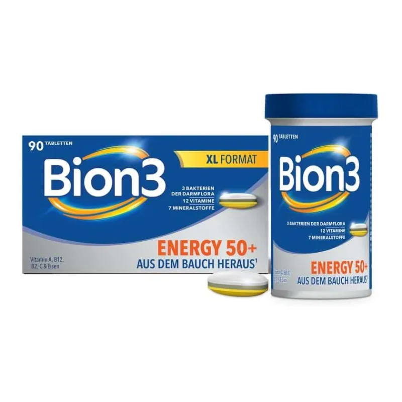 Bion3 50+ Energie Multivitamine 90 Capsule — preț și oferte