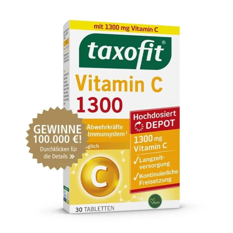 Taxofit Vitamina C 1300 Tablete 30 Capsule — preț și oferte
