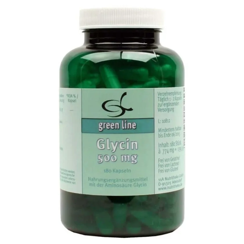 Glicină 500 mg capsule 180 Capsule — preț și oferte