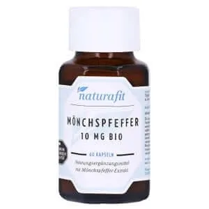 Naturafit Piper de călugăr 10 mg capsulă organică 60 Capsule
