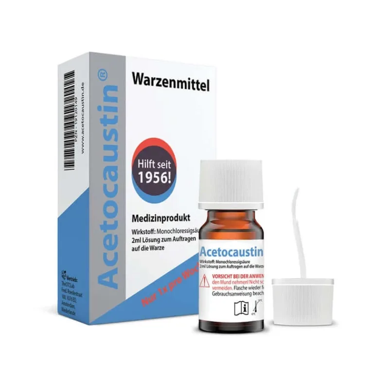 Acetocaustin soluție remediu pentru veruci 2 ml — preț și oferte