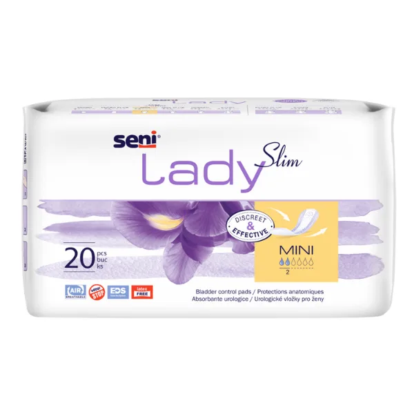 Absorbante zilnice Lady Slim Mini, Seni | 20 bucati TZMO SA — preț și oferte