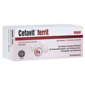 Cefavit Ferrite Capsule tari 60 Capsule