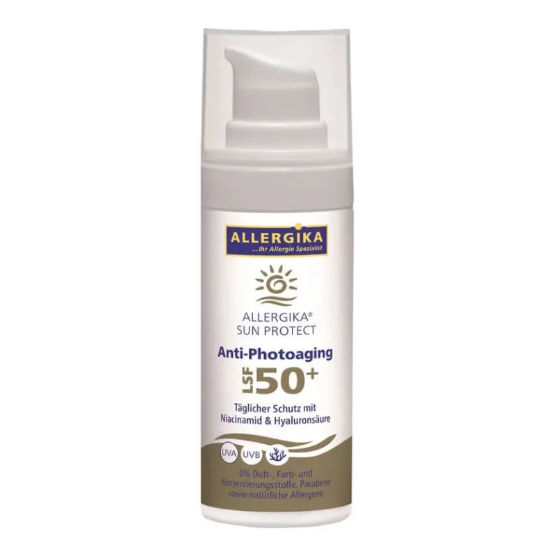 ALLERGIKA SUN PROTECT Anti-foto-îmbătrânire SPF 50+ 50 ml — preț și oferte