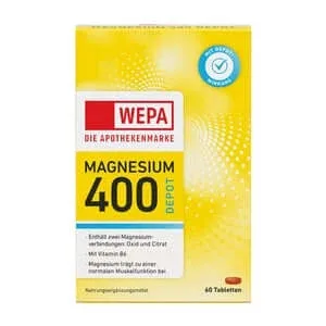 WEPA Magneziu 400 DEPOT+B6 Tablete 60 Capsule — preț și oferte