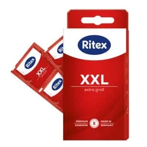 "XXL" Extra Large, prezervative foarte elastice pentru dimensiuni mari (8 prezervative) 8 buc. — preț și oferte