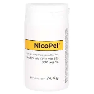 NicoPel Nicotinamidă Tablete 60 Capsule — preț și oferte