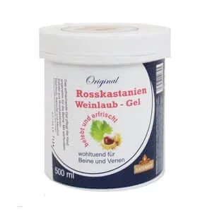 Gel din frunze de viță de vie de castan de India 500 ml — preț și oferte