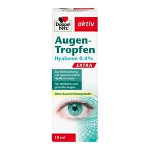 Picături oftalmologice Double Heart Hyaluron 0,4% Extra 10 ml — preț și oferte