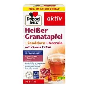 Double Heart Active Hot Rodie + cătină de mare + Acerola 10 St — preț și oferte