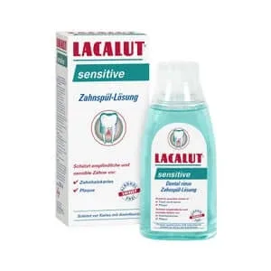 Lacalut Sensitive soluție de clătire dentară 300 ml — preț și oferte