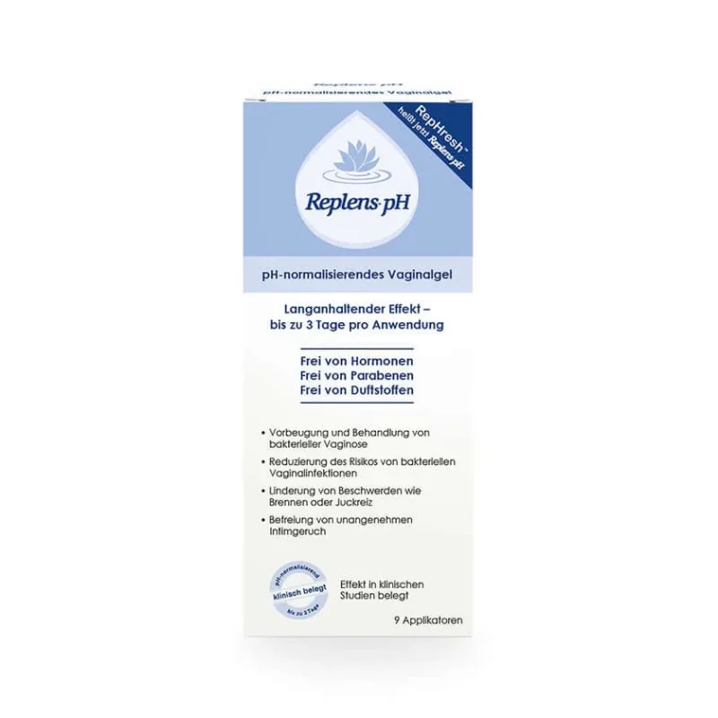 Replens pH gel vaginal aplicator preumplut 9 buc — preț și oferte