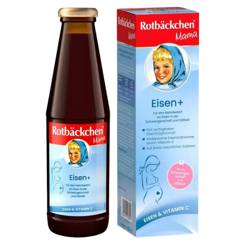 Rotbäckchen Mama Iron+ 450 ml — preț și oferte