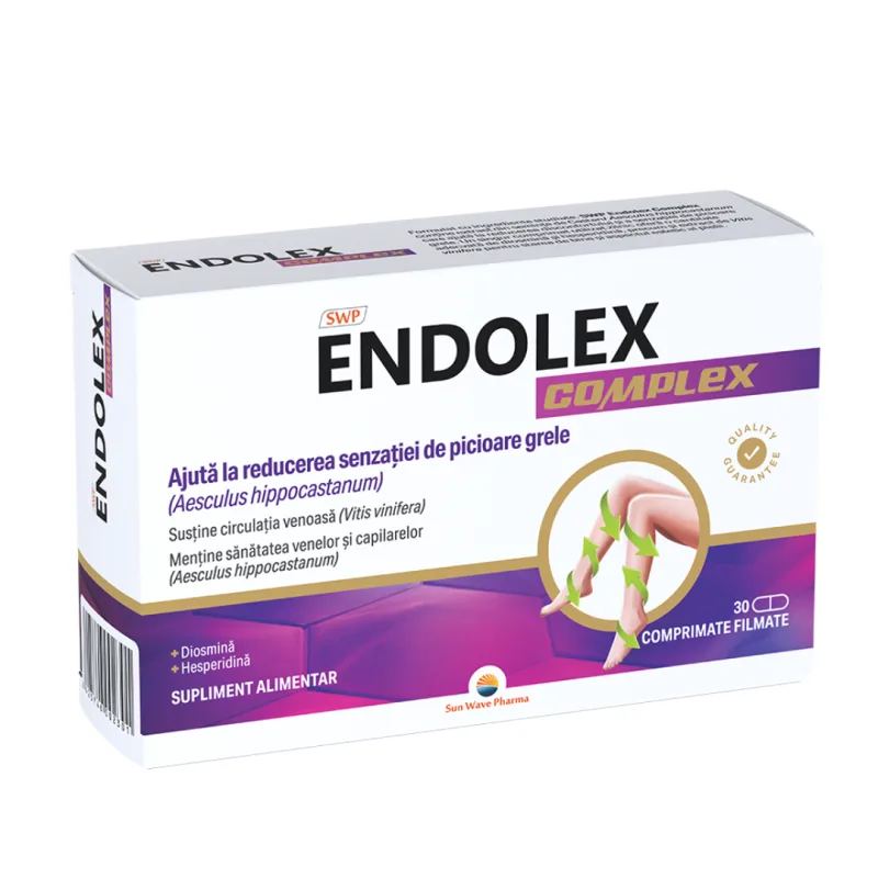 Endolex Complex, 30 comprimate filmate, Sun Wave Pharma — preț și oferte