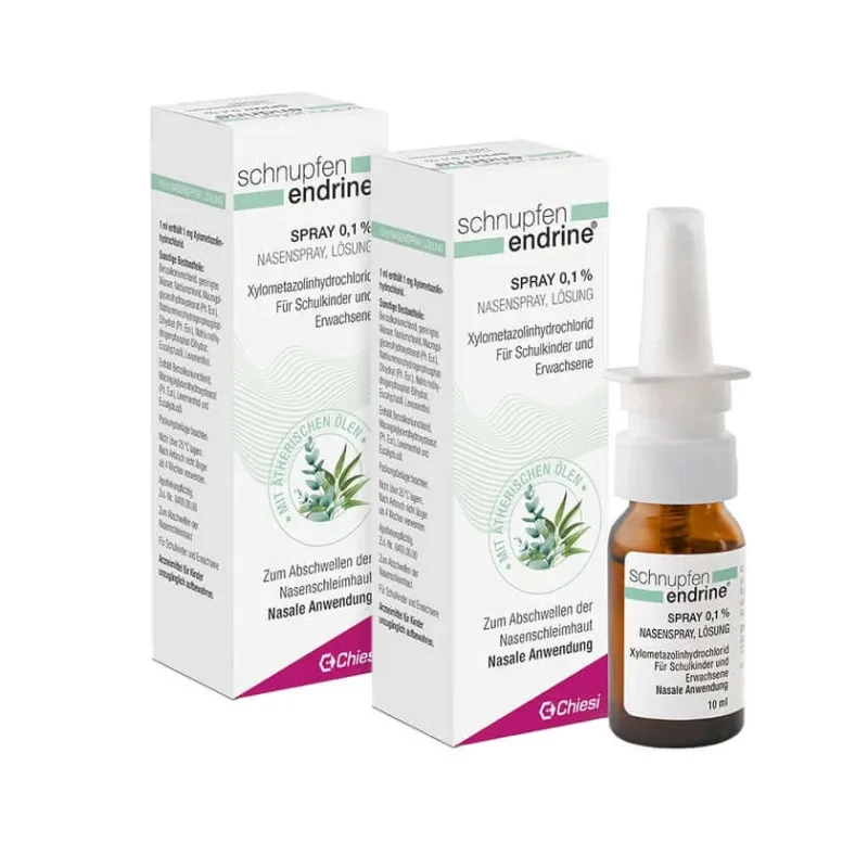 Spray Endrine la rece 0,1% pachet dublu 2X10 ml — preț și oferte