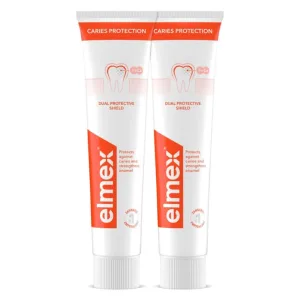 pastă de dinți pentru protecția împotriva cariilor elmex 2X75 ml