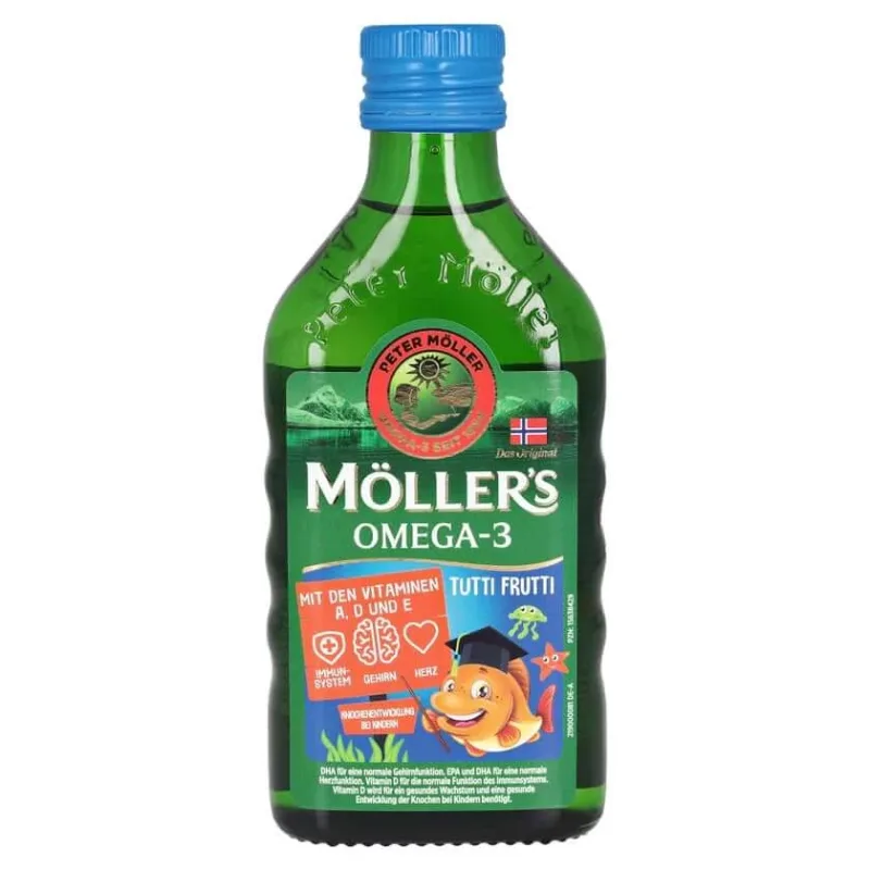 Möller's Omega-3 Kids aromă de fructe 250 ml — preț și oferte