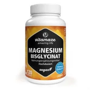 Magneziu bisglicinat 750 Mg capsule vegane 120 capsule