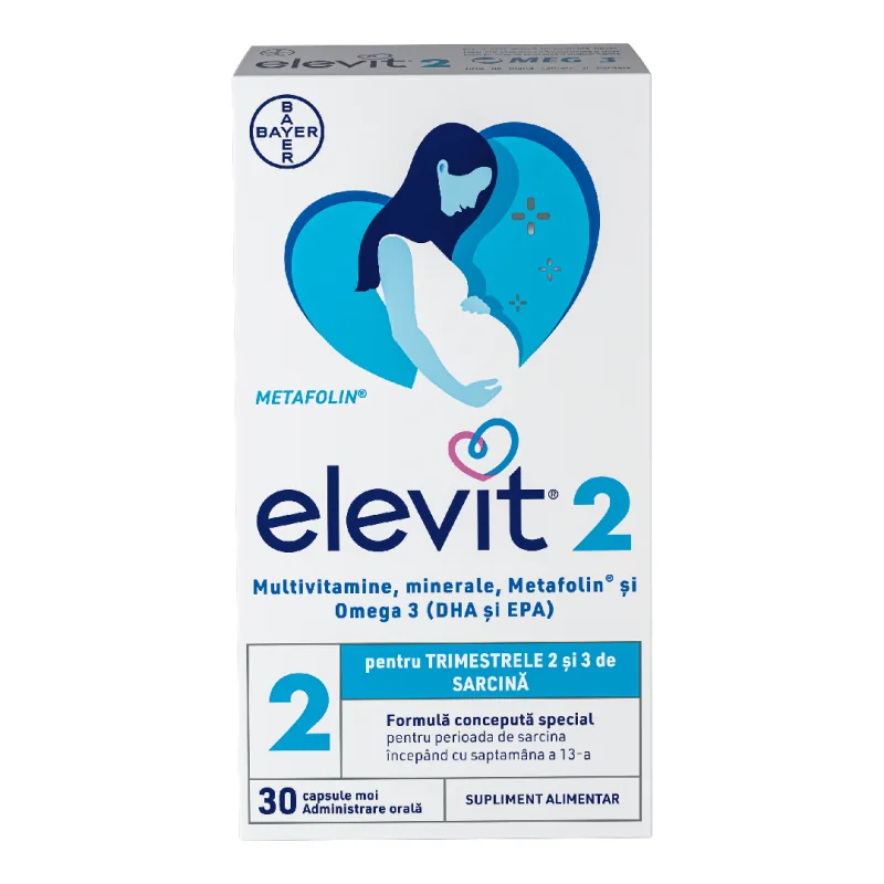 Elevit 2, 30 capsule, Bayer — preț și oferte