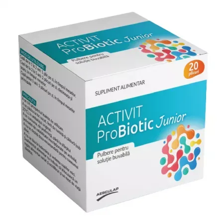 Activit ProBiotic Junior, Aesculap | 20 plicuri — preț și oferte