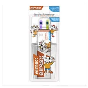 elmex baby dental care starter kit 1xcup + 1x periuță de dinți + 1x pasta de dinți 1 buc