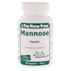 Mannoză 500 mg capsule vegetariene 90 Capsule