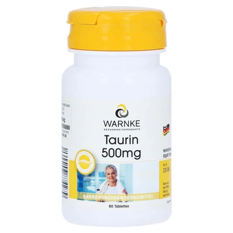 Taurină 500 mg Tablete 60 Capsule — preț și oferte