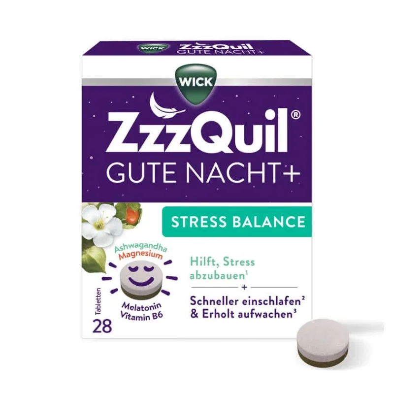 Wick Zzzquil Good Night+ Stress Balance 28 buc. — preț și oferte