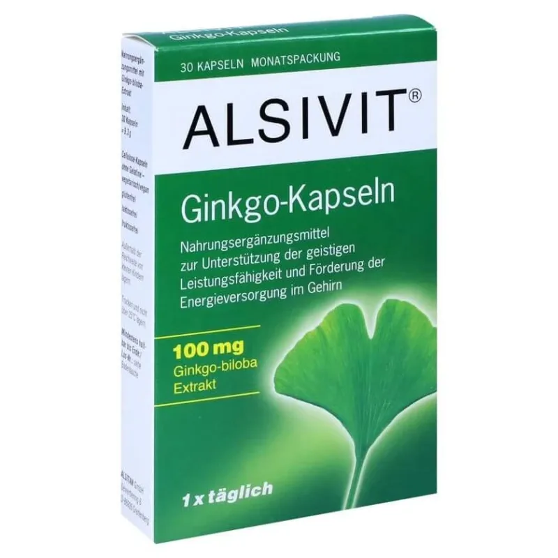 Ginkgo 100 mg Alsivit Capsule 30 Capsule — preț și oferte