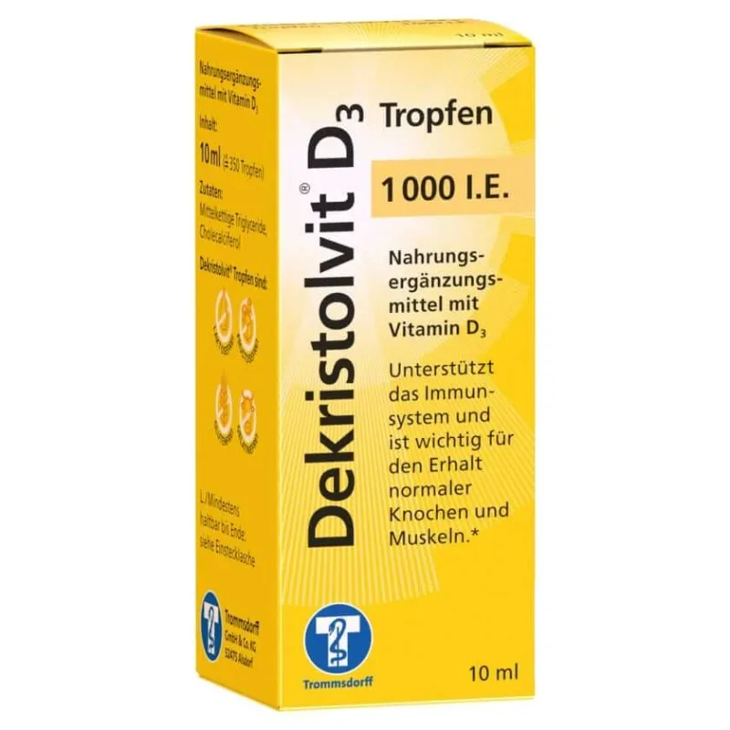 Dekristolvit D3 1,000 U.I. 10 ml — preț și oferte