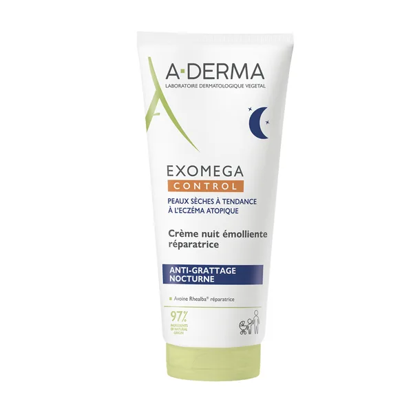 A-Derma Exomega control crema de noapte reparatoare  | 200 ml — preț și oferte