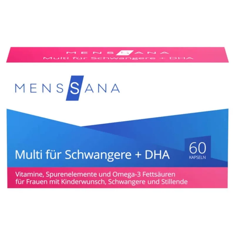 Multi pentru femeile gravide + DHA MensSana Capsule 60 Capsule — preț și oferte