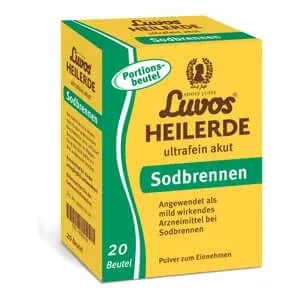Luvos argilă vindecătoare ultrafină arsuri acute la stomac 20X6.5 g — preț și oferte