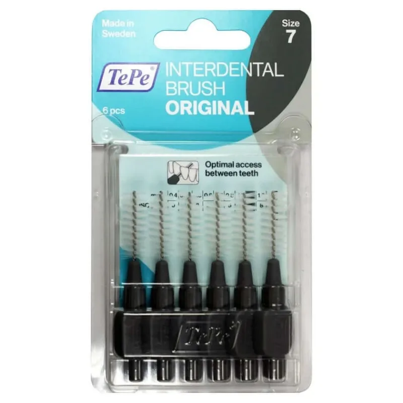 Perie interdentară TEPE 1.3mm gri 6 buc — preț și oferte