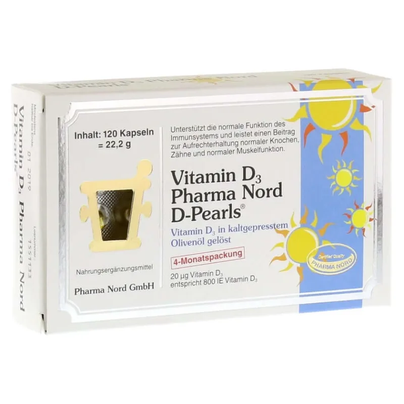 Vitamina D3 Pharma Nord 20 µg Capsule 120 Capsule — preț și oferte