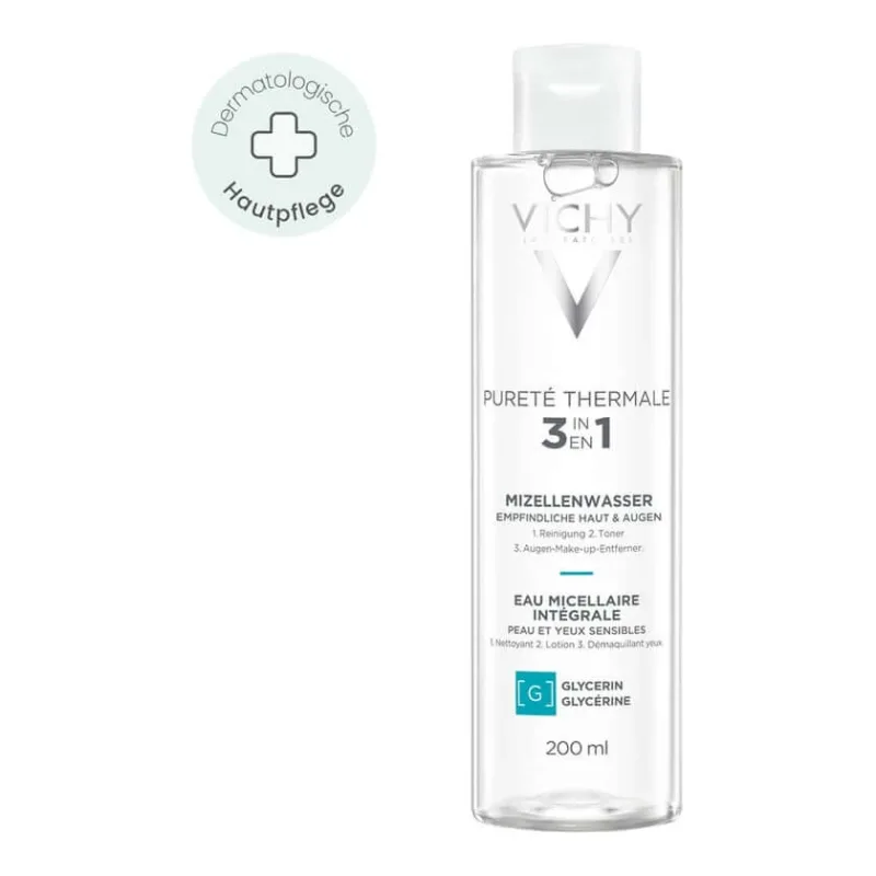Vichy Pureté Thermale Minéral Micellar Cleansing Fluid pentru ten sensibil 200 ml — preț și oferte