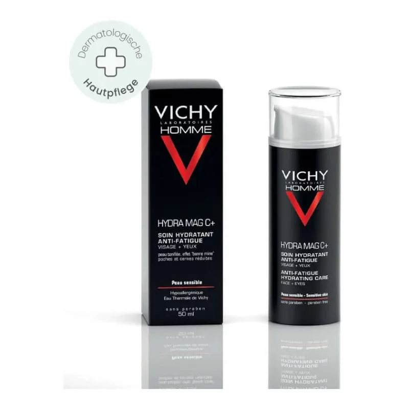 Vichy Homme HYDRA MAG C + Cremă hidratantă anti-fatiga 50 ml — preț și oferte