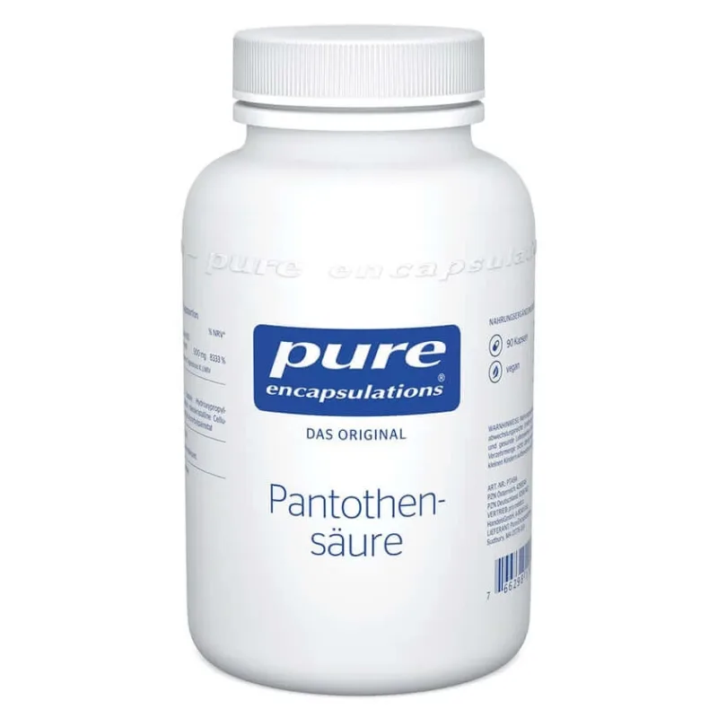 Încapsulări pure Acid pantotenic 90 St — preț și oferte