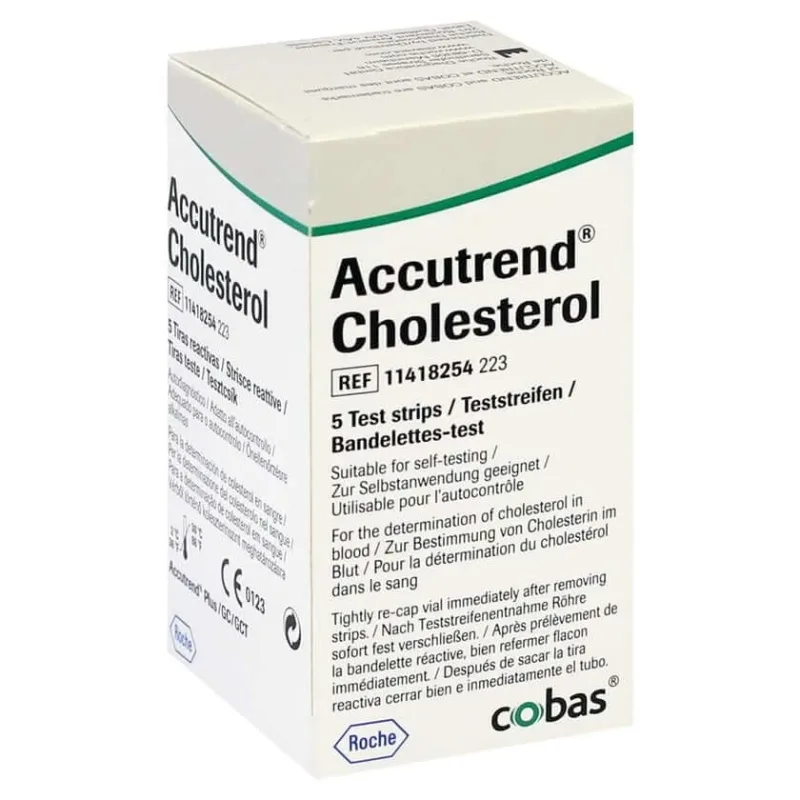 Accutrend Cholesterol Test Strips 5 buc — preț și oferte