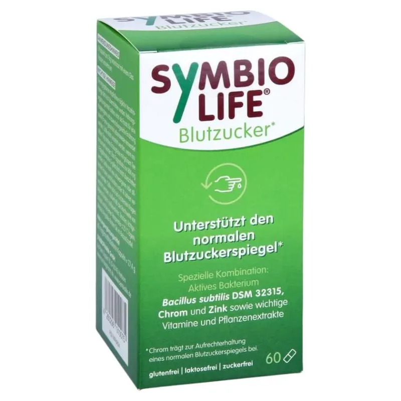 SYMBIOLIFE Blood Sugar Bacterial Strains și crom 60 buc. — preț și oferte