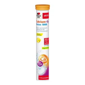Dublu inimă activă de calciu + D3 Osteo 1.000 15 Capsule