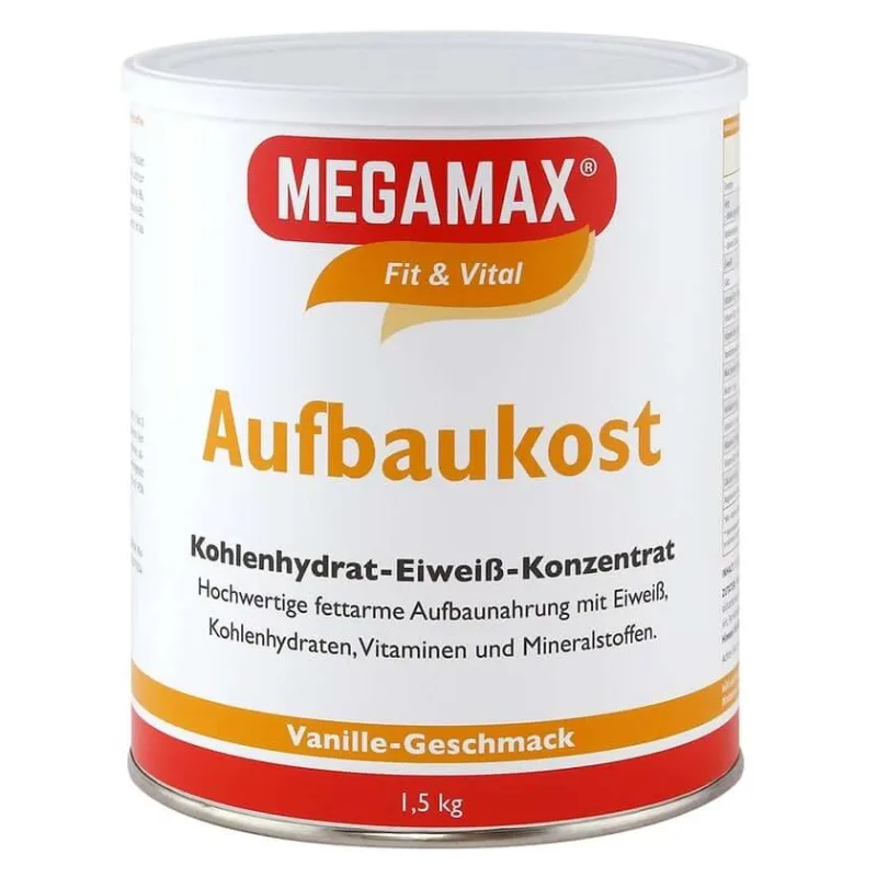 MEGAMAX VANILLE BUILD-UP FOOD 1.5 kg — preț și oferte