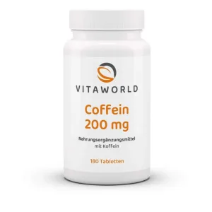 Cafeină 200 mg Tablete 180 St
