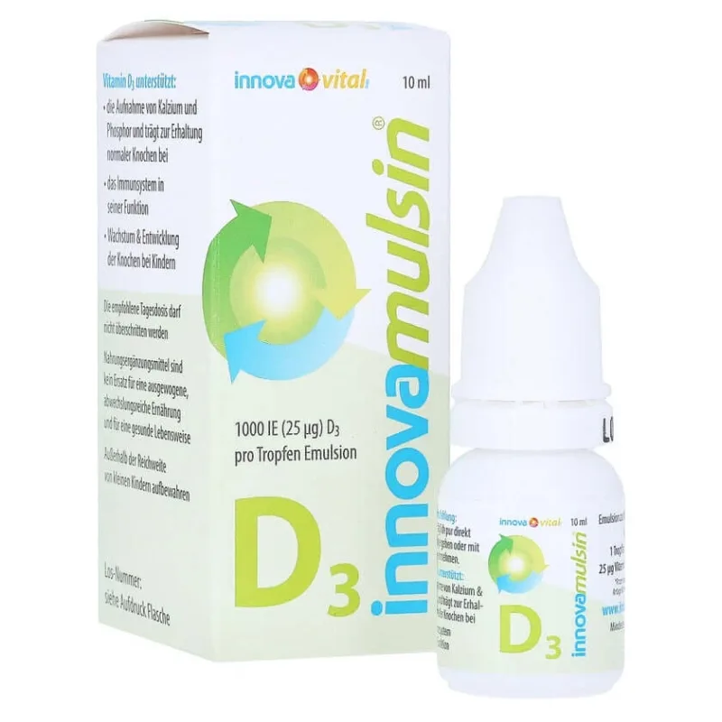 Innova Mulsin Vitamina D3 Emulsie 10 ml — preț și oferte