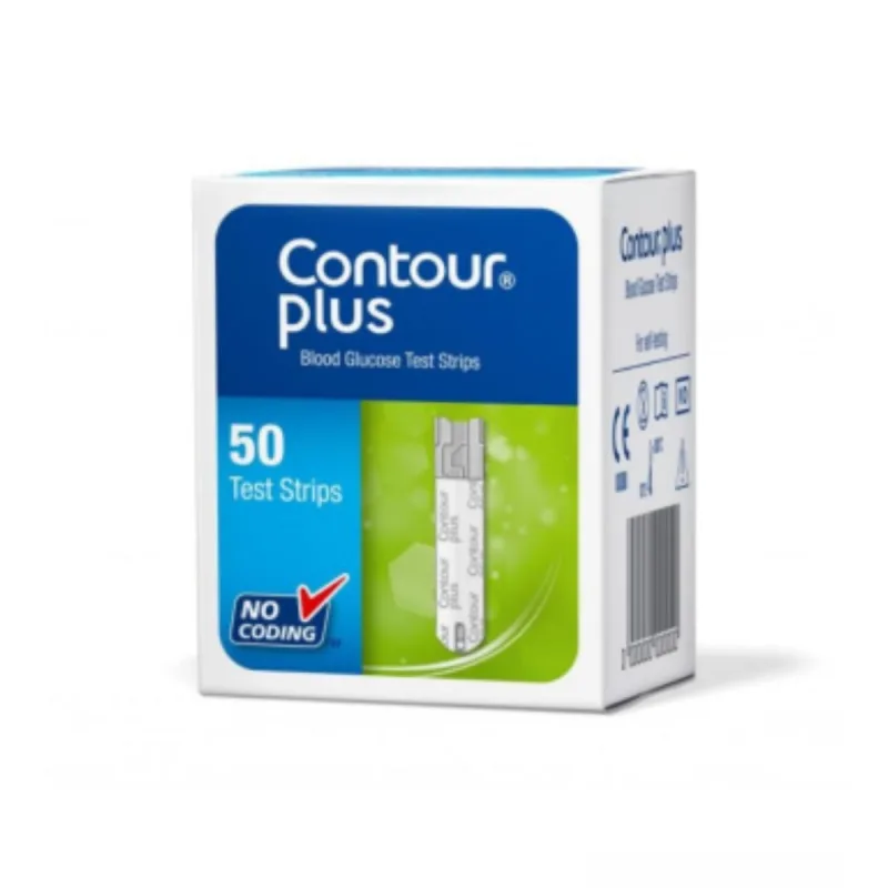 Teste glicemie Contour Plus, 50 bucati, Ascensia Diabetes Care — preț și oferte