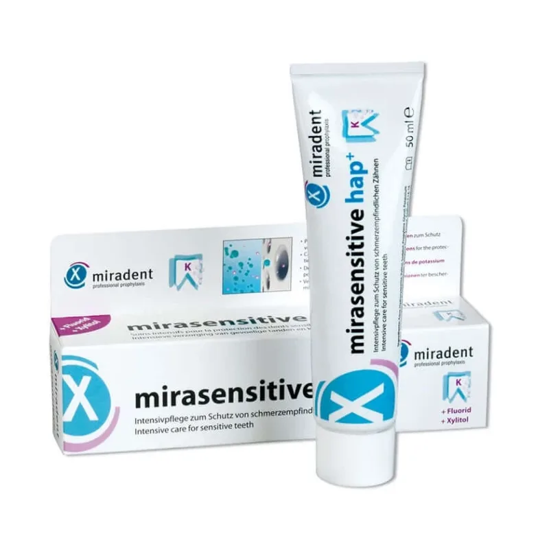 Miradent pastă de dinți Mirasensitive hap+ 50 ml — preț și oferte