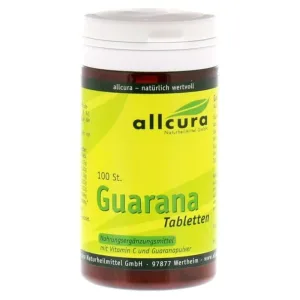 Guarana comprimate 200 mg extract pulbere 100 buc