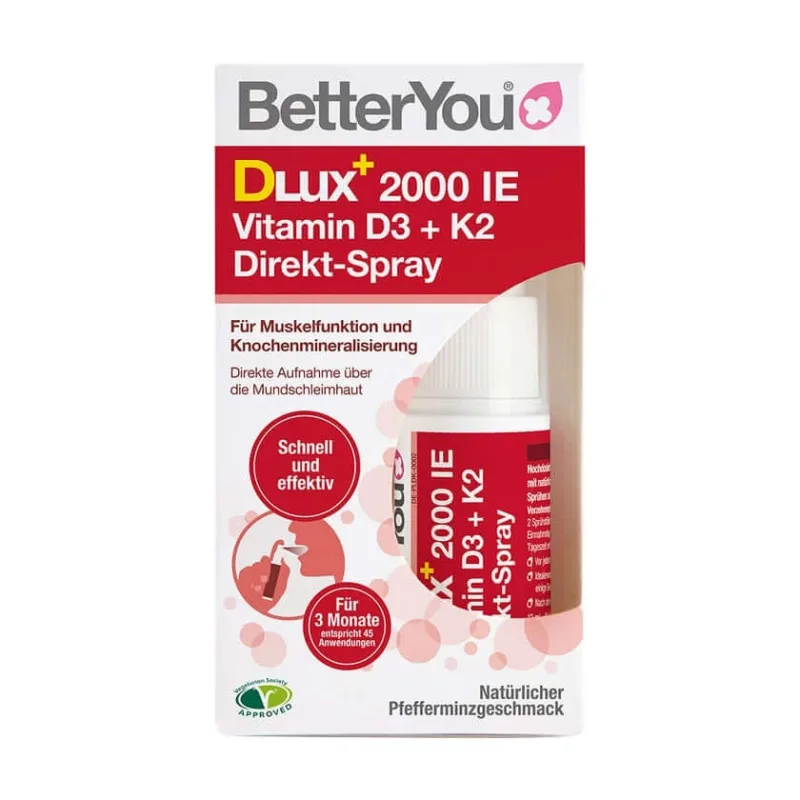 BetterYou Vitamina D3 + K2 Spray direct 12 ml — preț și oferte